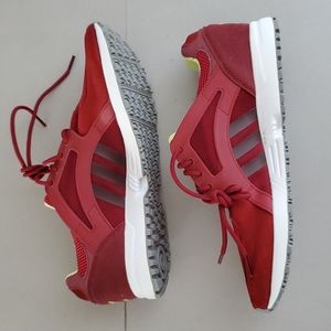 New Red Adidas Athletic Shoes For Men